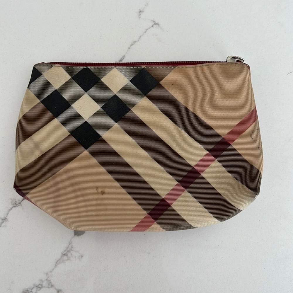 Used Burberry Mini Cosmetic Bag